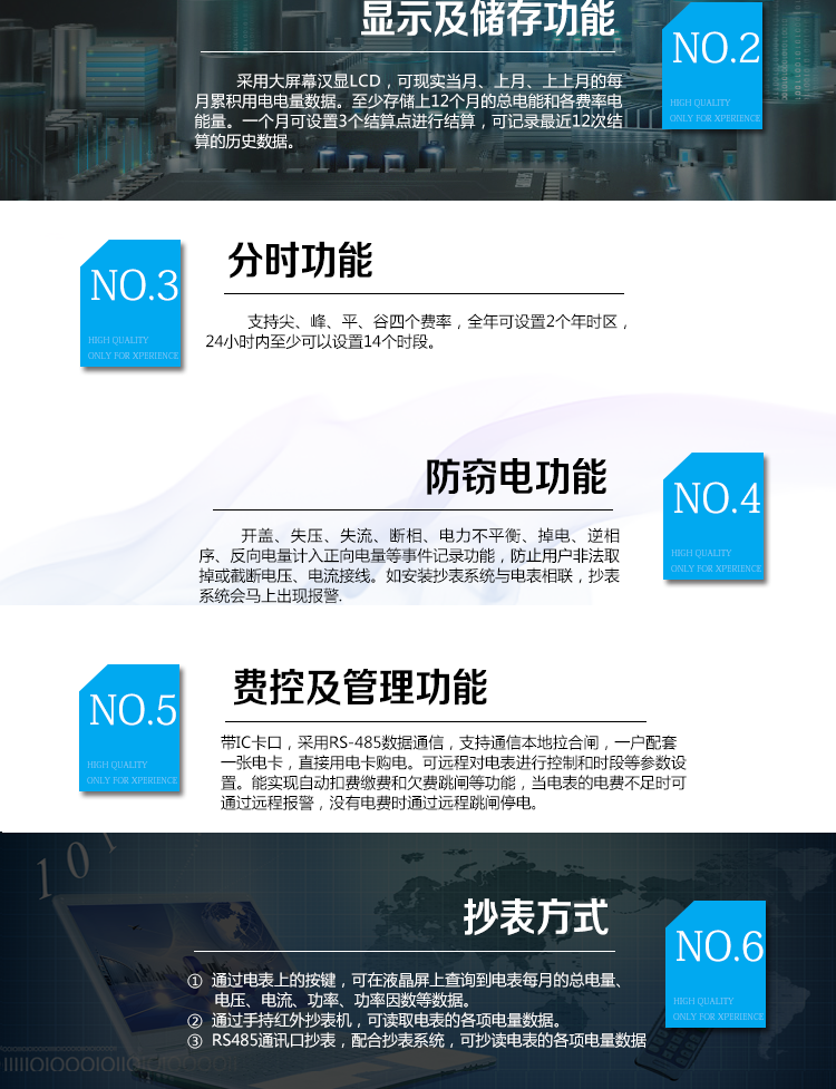 華立DDZY285C單相電能表適用場所
　　主要適用于執(zhí)行分時或階梯計費，需要通過485進行遠程抄表、遠程費控的居民用戶，或通過CPU卡介質(zhì)實現(xiàn)本地費控的居民用戶。